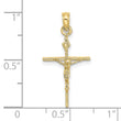 10K INRI Crucifix Charm