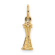 10k Solid Polished 3-D Space Needle Charm