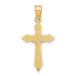 10K W/ Arrow Pointed Ends Crucifix Charm