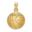 10K Textured Basketball Charm