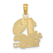 10K #1 Football with Helmet Charm