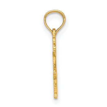 10K VIRGO Zodiac Charm