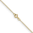 10k .5mm Carded Curb Chain