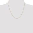 10k .5mm Carded Curb Chain - Birthstone Company