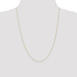 10k .5mm Carded Curb Chain - Birthstone Company
