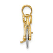 10k Two-tone 3-D Ten Speed Bicycle Charm