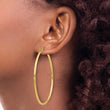10K Polished Hinged Hoop Earrings