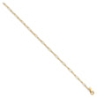 10K Polished Fancy Link Bracelet