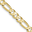 10k 7.5mm Concave Open Figaro Chain