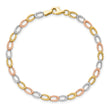 10K Tri-Color D/C Bracelet