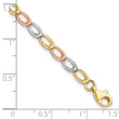 10K Tri-Color D/C Bracelet