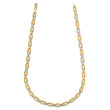 10K w/Rhodium Fancy Link Necklace