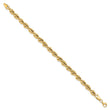 10K Polished Fancy Link Bracelet