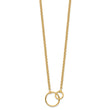 10k Polished Link Necklace