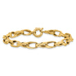 10K Polished Fancy Link Bracelet