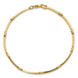 10K Polished Fancy Link Bracelet