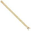 10k 7.9mm Hand-polished Fancy Link Bracelet