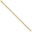 10k 5.1mm Hand-polished Fancy Link Bracelet