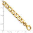 10k 6.5mm Hand-polished Fancy Anchor Link Bracelet
