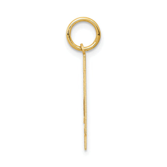 10k Medium Satin Number 34 Charm