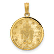 10k Miraculous Medal Pendant