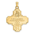10k Four-Way Medal Pendant