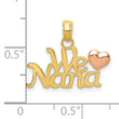 10k Two-Tone We Love Nana Charm