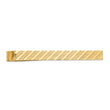 10k Men's Textured Tie Bar