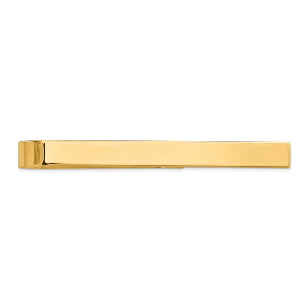 10k Men's Polished Tie Bar - Birthstone Company