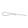 10k White Gold Polished Tie Bar
