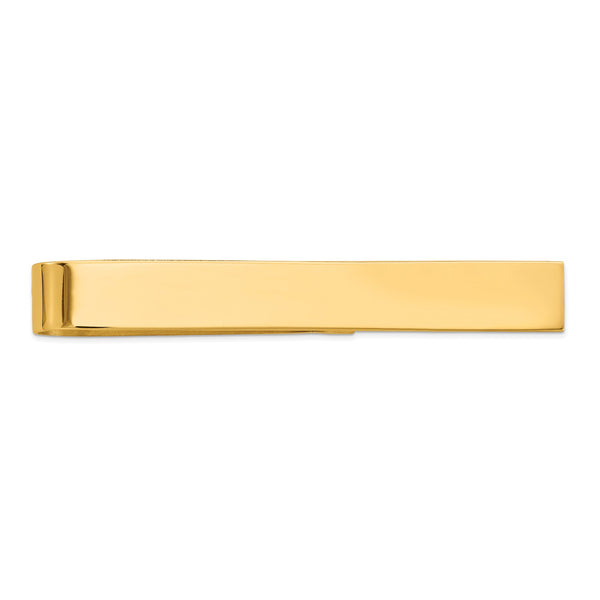 10k Men's Polished Tie Bar - Birthstone Company