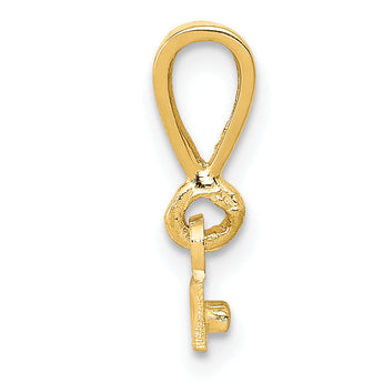 10ky Casted Medium Diamond-cut Top Charm