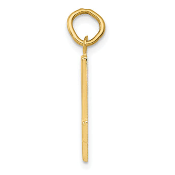 10ky Casted Medium Polished Number 4 Charm