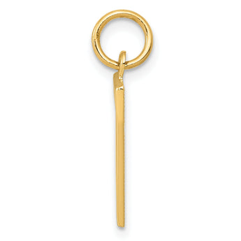 10ky Casted Medium Polished Number 7 Charm