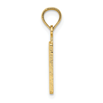 10K Number 50 Pendant