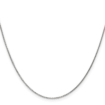 10k WG .95mm D/C Cable Chain - Birthstone Company