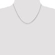 10k WG 1.4mm D/C Round Open Link Cable Chain - Birthstone Company