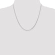 10k WG 1.4mm D/C Round Open Link Cable Chain - Birthstone Company