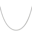 10k WG 1mm Round Open Link Cable Chain - Birthstone Company