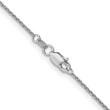 10k WG 1mm Round Open Link Cable Chain - Birthstone Company