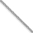 10k WG 1mm Round Open Link Cable Chain - Birthstone Company