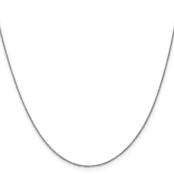 10k WG .9mm Cable Chain - Birthstone Company