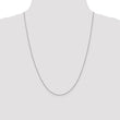 10k WG .9mm Cable Chain - Birthstone Company