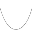 10k WG 1.3mm Heavy-Baby Rope Chain - Birthstone Company