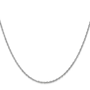 10k WG 1.3mm Heavy-Baby Rope Chain - Birthstone Company