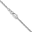 10k WG 1.3mm Heavy-Baby Rope Chain - Birthstone Company