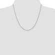 10k WG 1.3mm Heavy-Baby Rope Chain - Birthstone Company