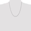 10k WG 1.3mm Heavy-Baby Rope Chain - Birthstone Company
