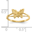 10k Children's Butterfly Ring