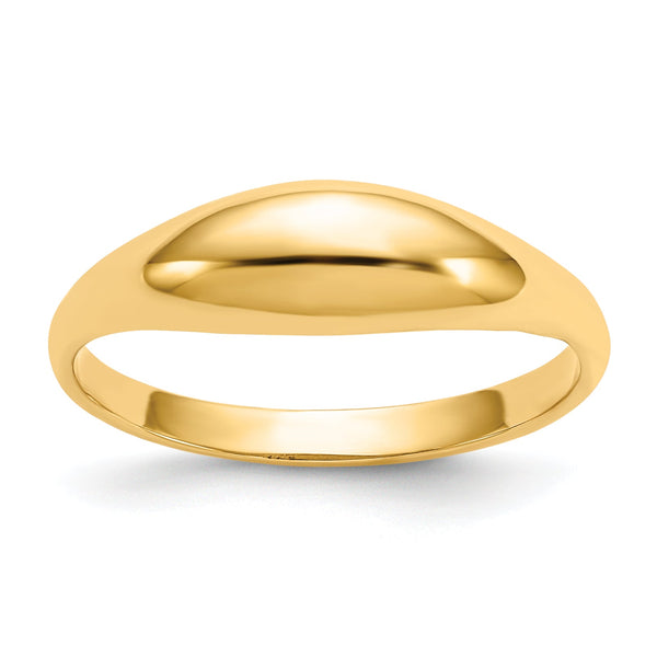 10k Childs Polished Dome Ring